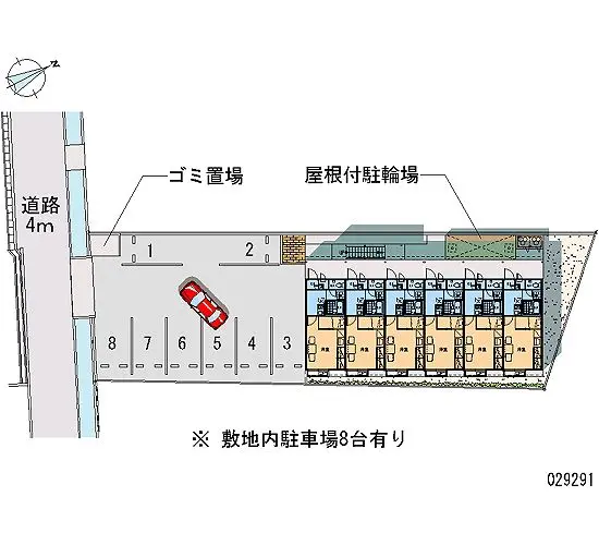 ★手数料０円★姫路市西今宿１丁目　月極駐車場（LP）